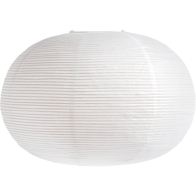 Paper Shade Ellipse Lampshade, Classic White