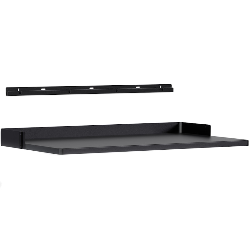 Pier System Desk With Wall Bracket, Ps Black