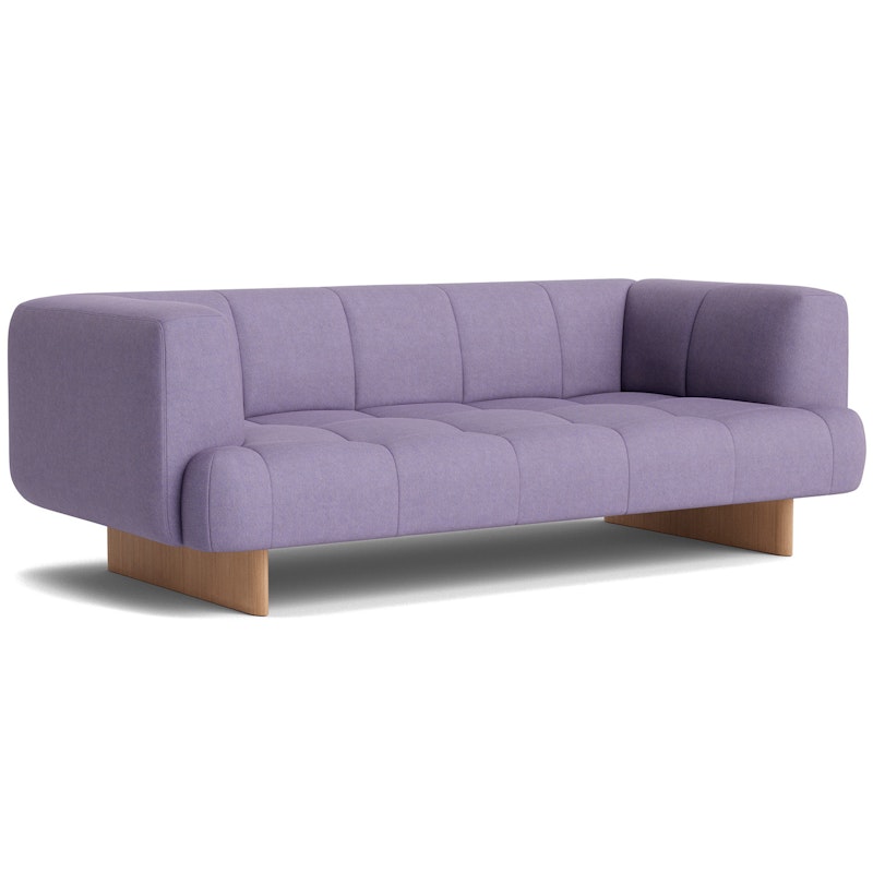 Quilton Lift 2-Seater Sofa, Steelcut Quartet 644 / Oak