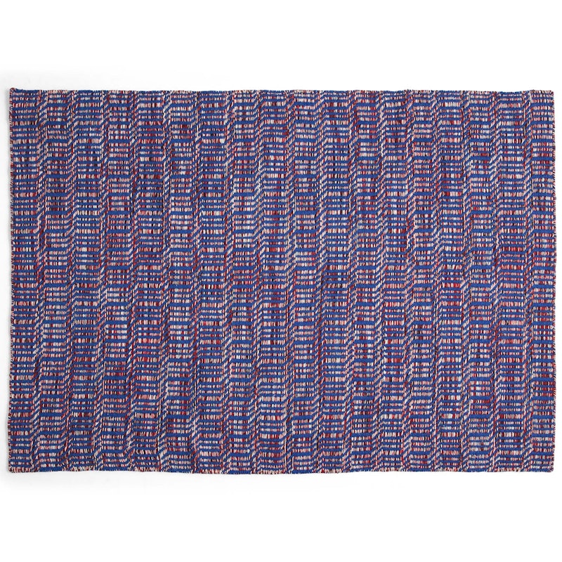 Radio Rug Blue/Red, 50x80 cm