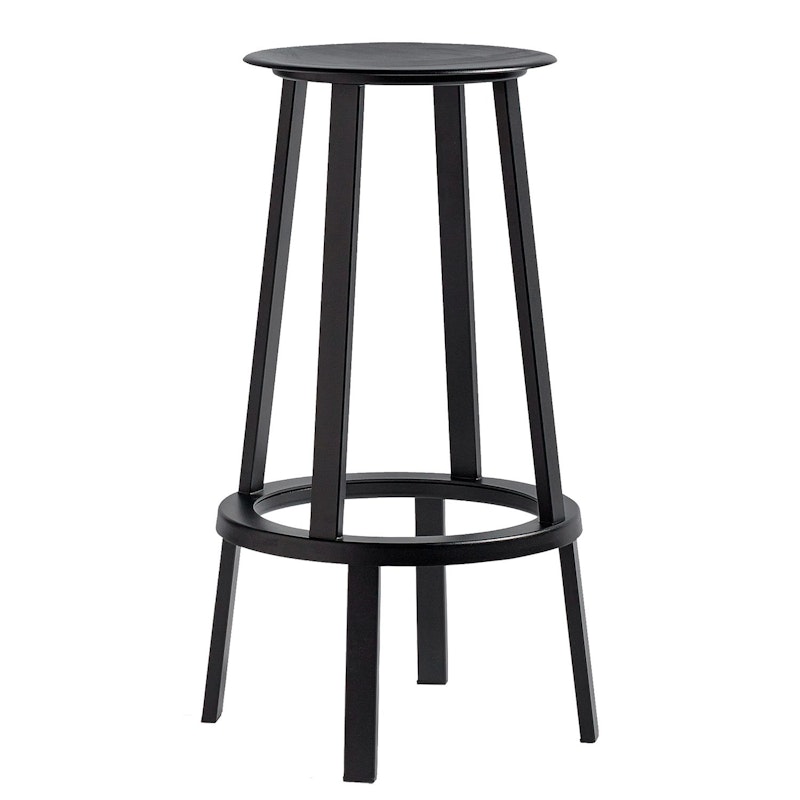 Revolver Bar Stool L, Black