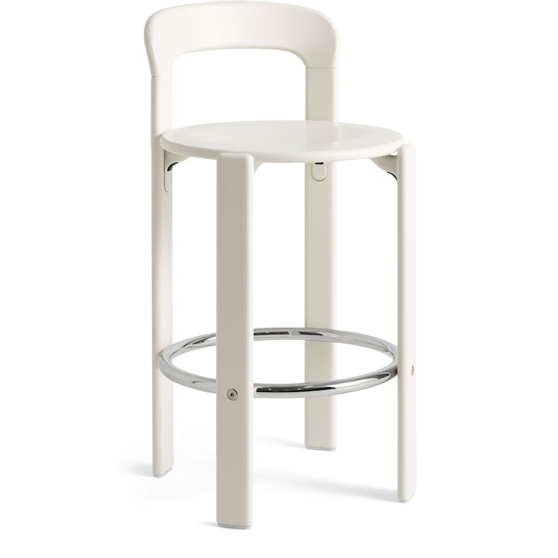 Rey Bar Stool 65 cm, Cream White