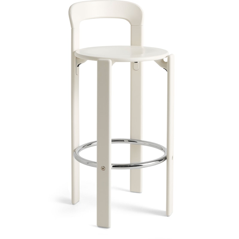 Rey Bar Stool 75 cm, Cream White