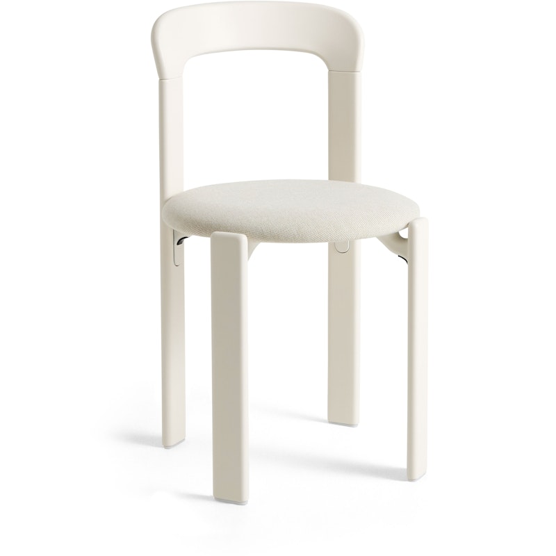 Rey Chair Upholstered Seat, Cream White