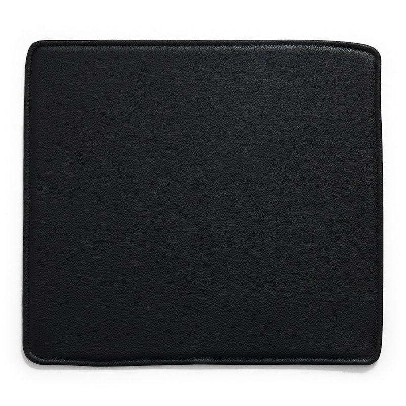 Seat Pad For X-Line Chair Indoor, Black Leather