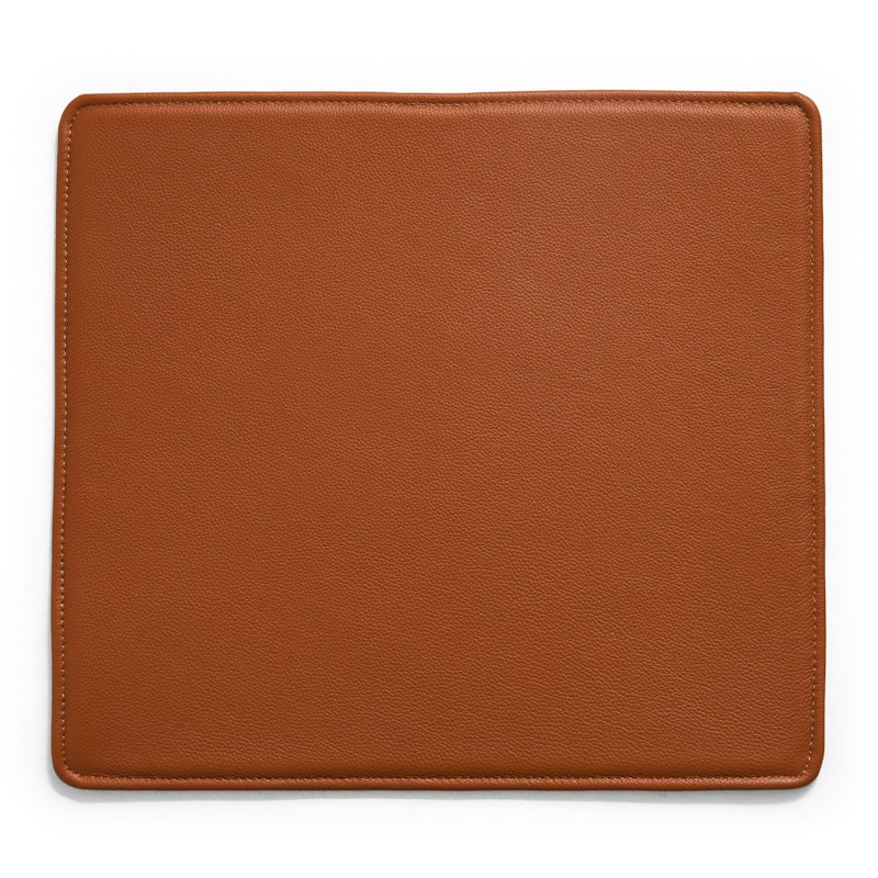 Seat Pad For X-Line Chair Indoor, Cognac Leather