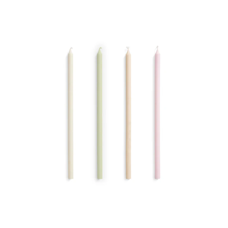 Slim Candle 4-pack, Pastel