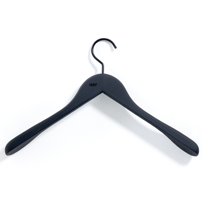 Soft Hanger Wide 4-pack, Black