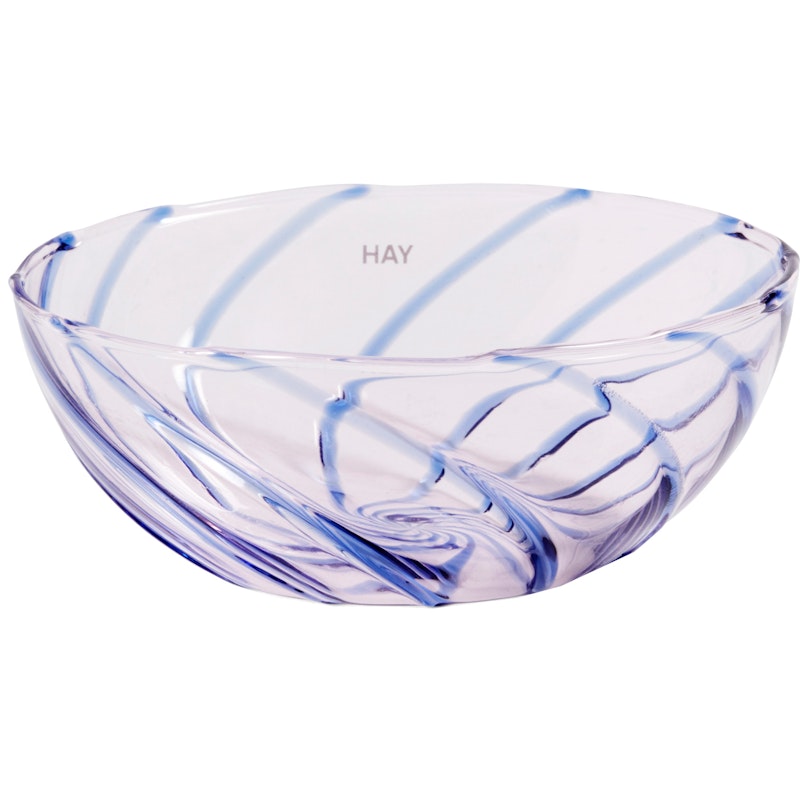 Spin Bowl 2-pack, Light Pink / Blue Stripe