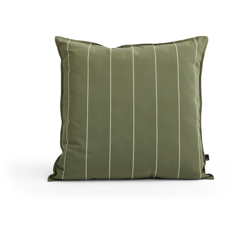 Terrazza Cushion 60x60 cm, Olive narrow stripe