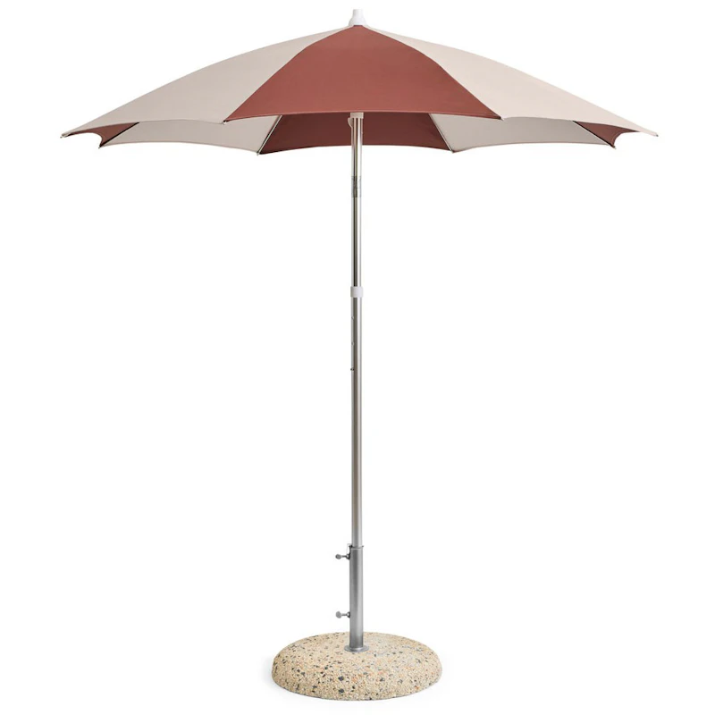 Terrazza Parasol Octagon, Off-white / Burgundy