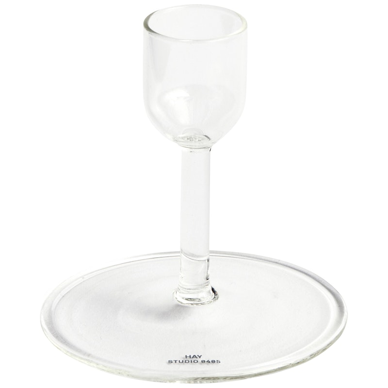 Tiny Candle Holder Straight, Clear