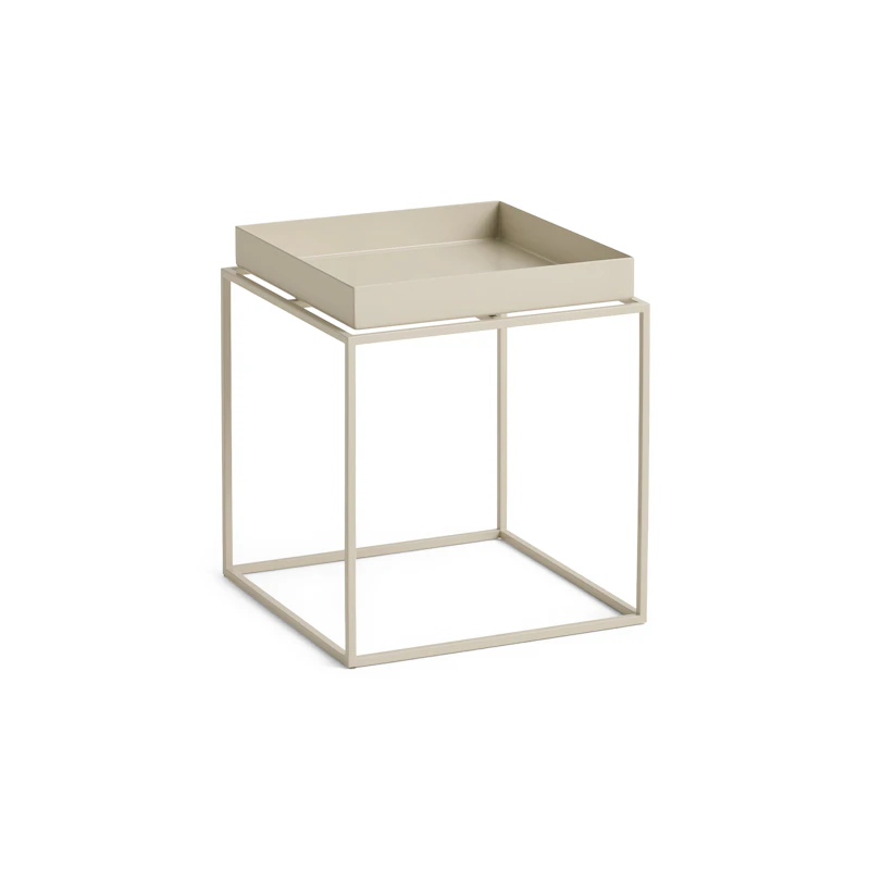 Tray Table 30x30 cm, Warm Beige
