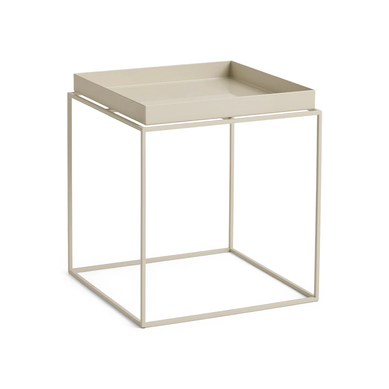 Tray Table 40x40 cm, Warm Beige
