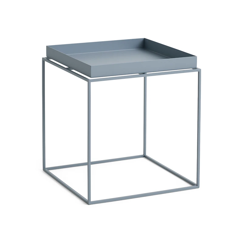 Tray Table 40x40 cm, Pigeon Blue