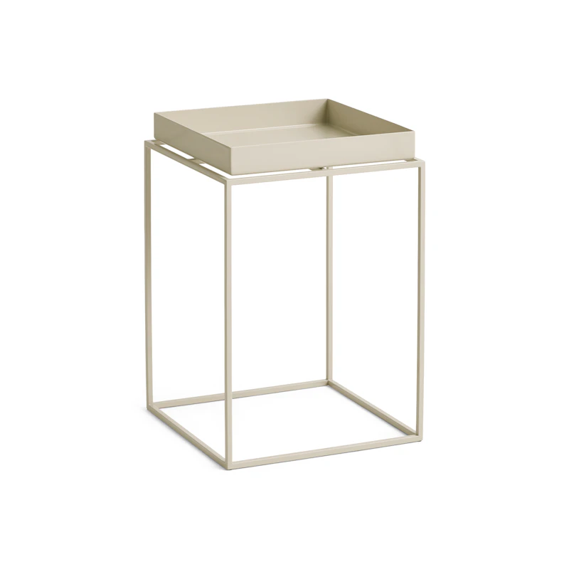 Tray Table 40x40 cm, Warm Beige