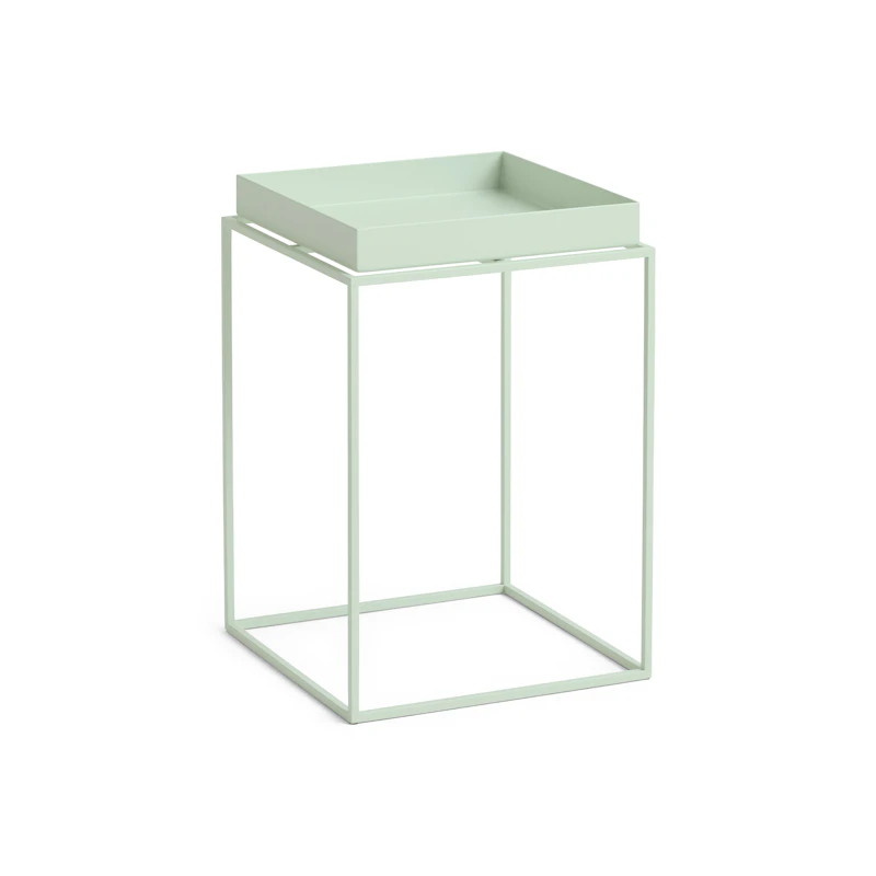 Tray Table 40x40 cm, Soft Mint
