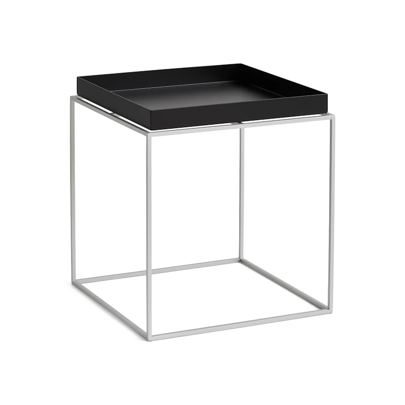 Tray Table Silicone 40x40 cm, Black