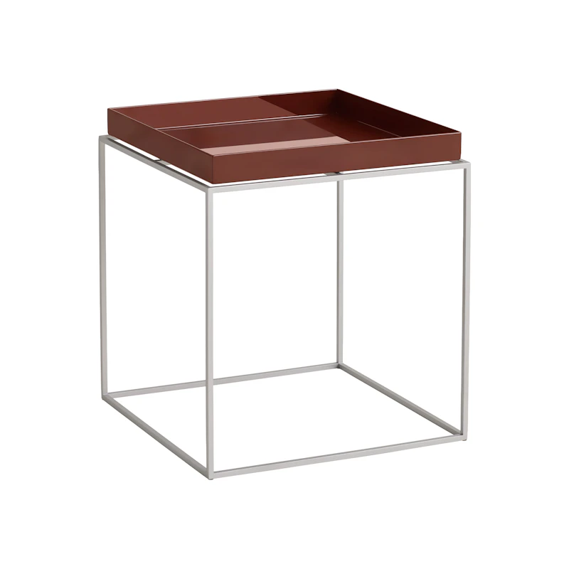 Tray Table Silicone 40x40 cm, Chocolate
