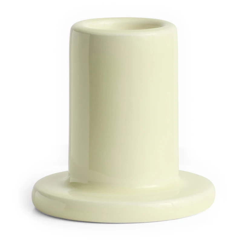 Tube Candlestick S, Lime White