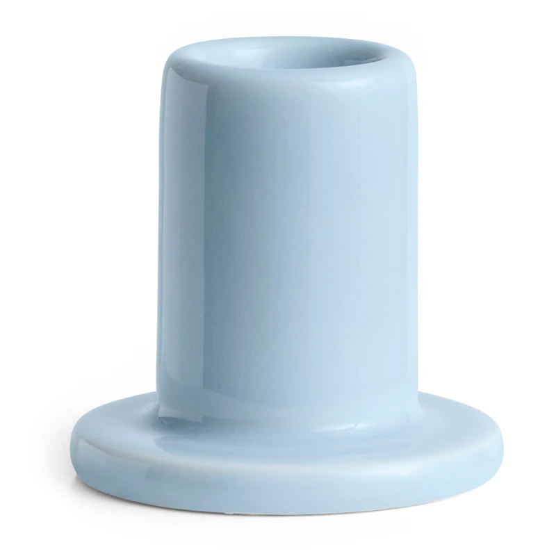 Tube Candlestick S, Light Blue