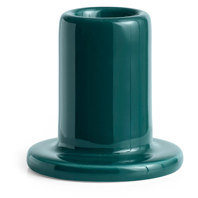 Tube Candlestick S, Dark Green