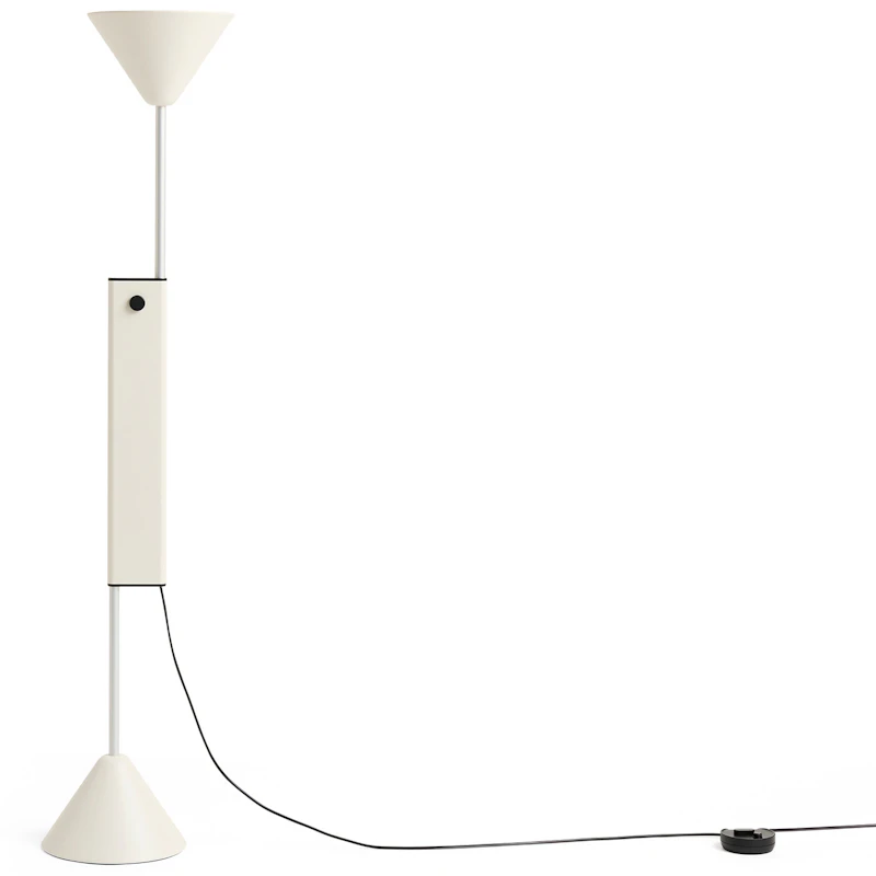 Twist Floor Lamp, Cream White