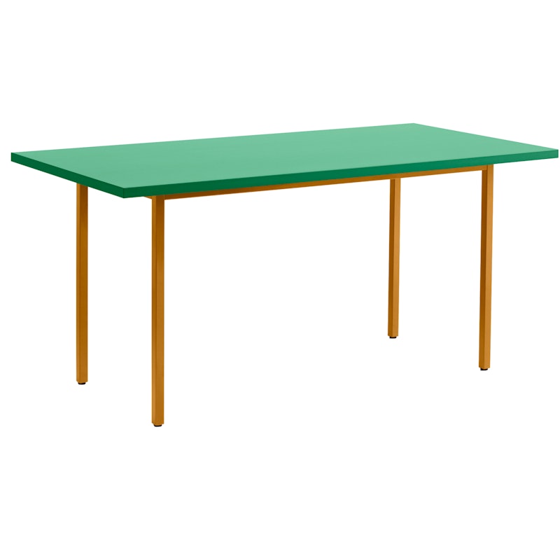 Two-Colour Table 160x82 cm, Ochre / Green Mint