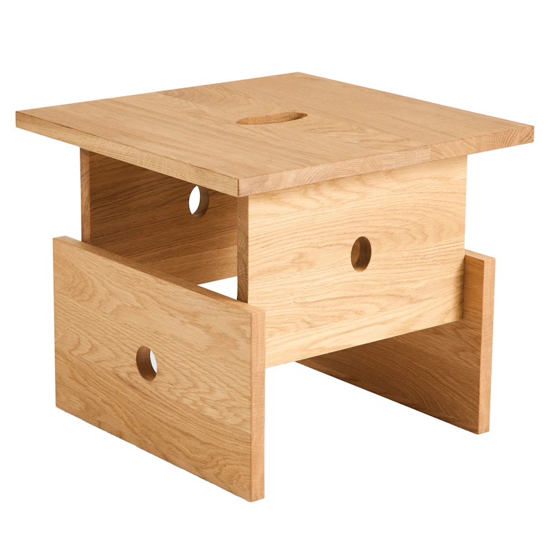 Wood Box Coffee Table, Oiled Oak
