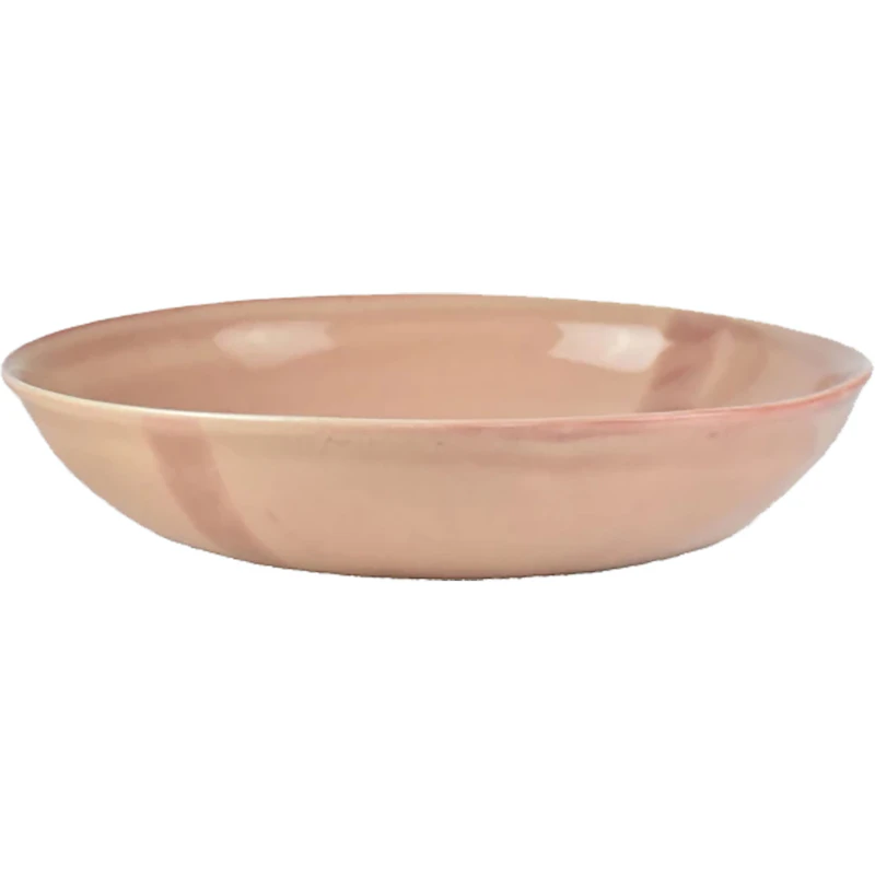 Deep Plate Smooth Rose 28 cm