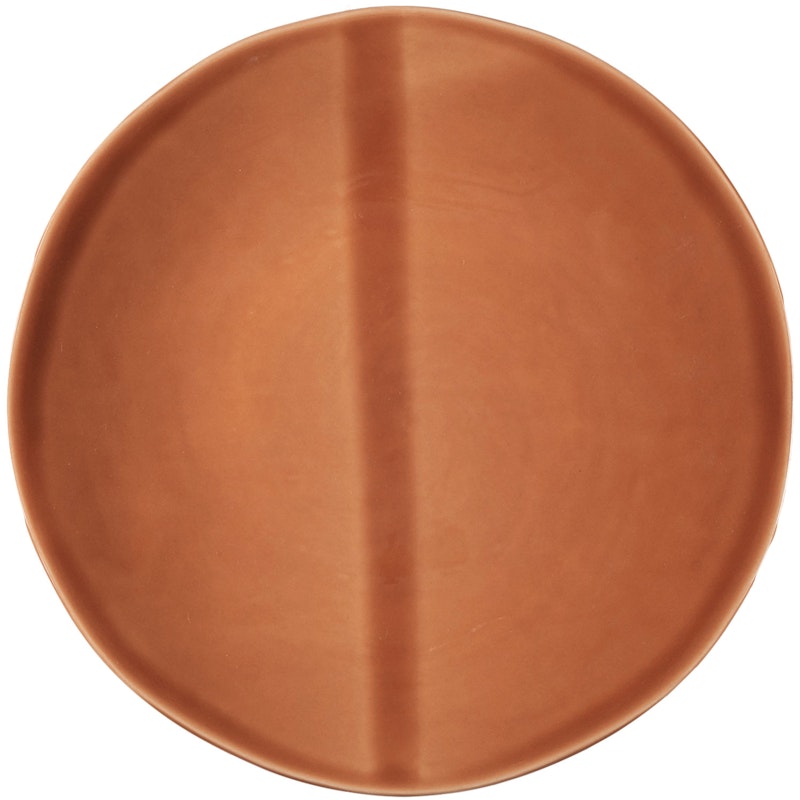 Nosse Ceramics Smooth Plate 23 cm, Terracotta