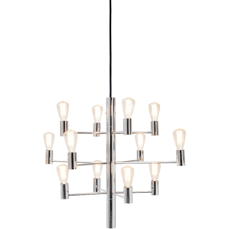 Manola 12 Chandelier Dimmable LED, Chrome