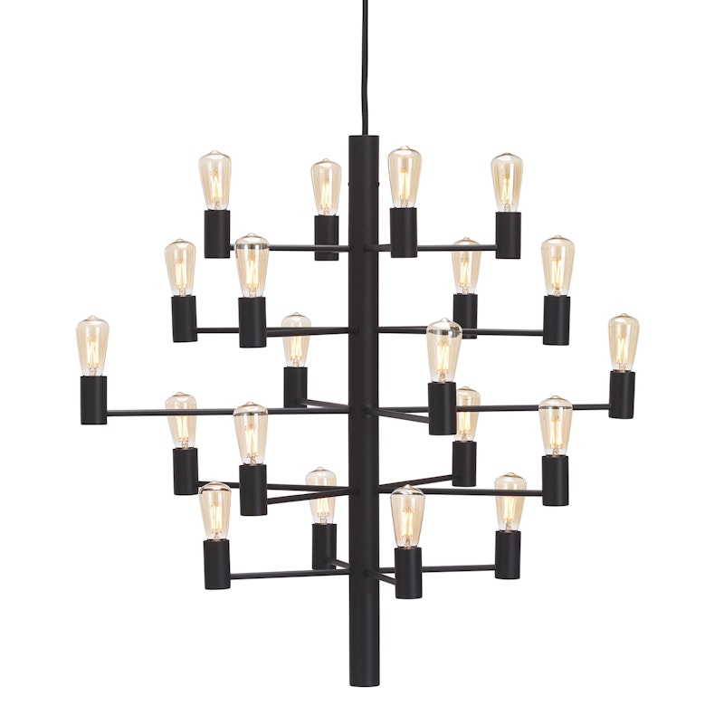 Manola 20 Chandelier Dimmable LED, Black
