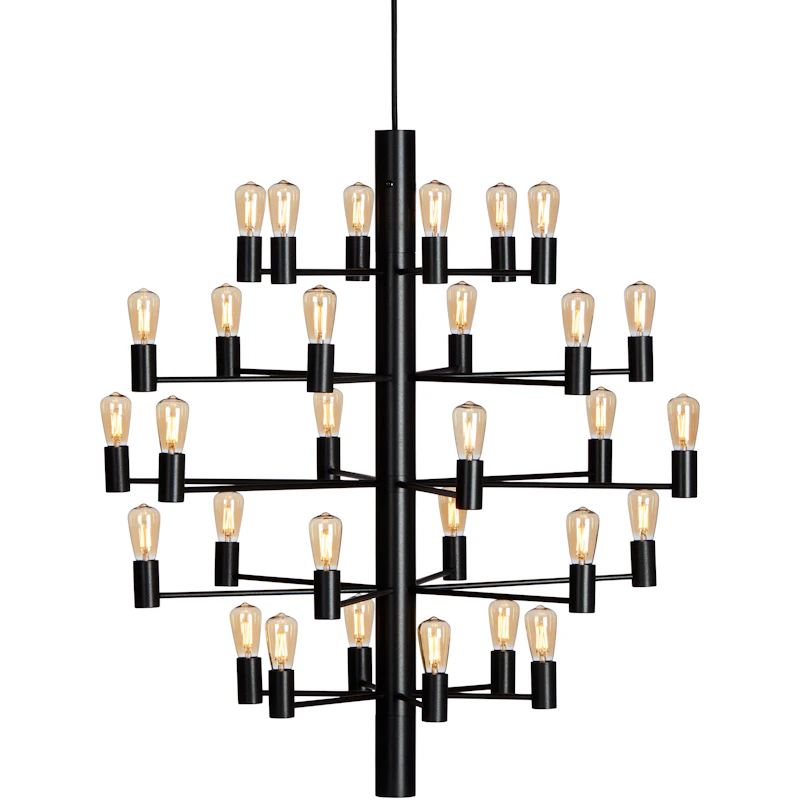Manola 30 Chandelier Dimmable LED, Black