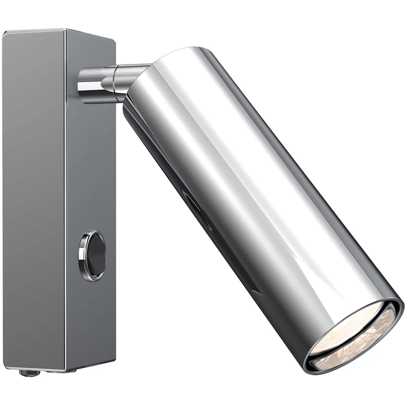 Pipeline Wall Lamp, Chrome