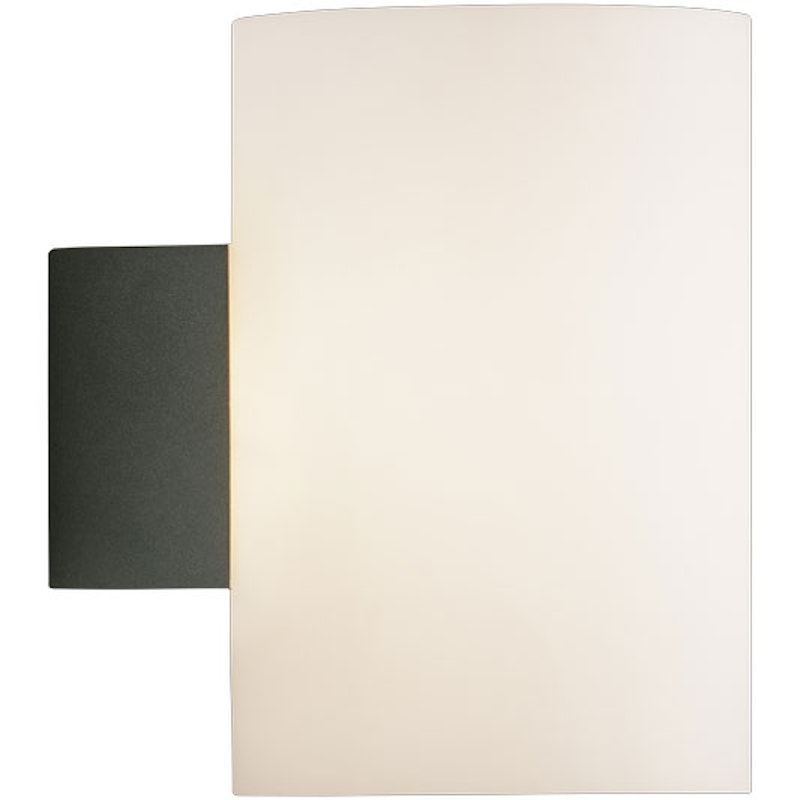 Evoke Wall Lamp 180 mm, Anthracite / Opal Glass