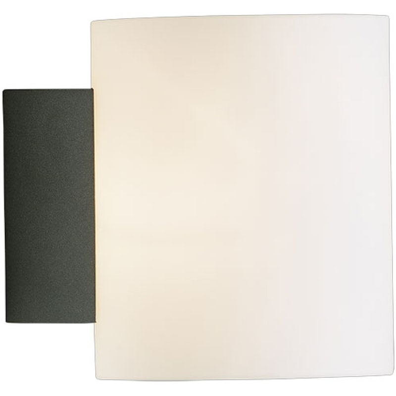 Evoke Wall Lamp 120 mm, Anthracite / Opal Glass