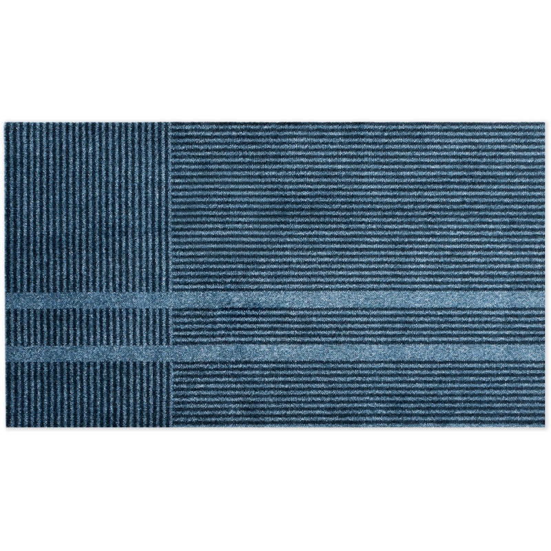 Løype Door Mat 85x150 cm, Stormy Blue