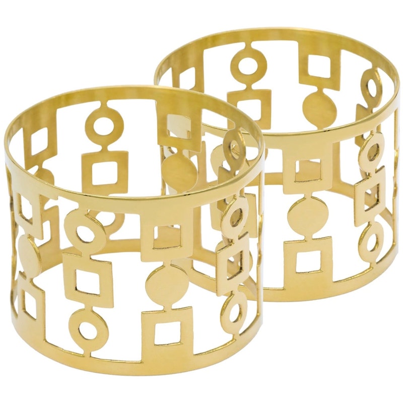 Anima Napkin Ring 2-pack, Brass