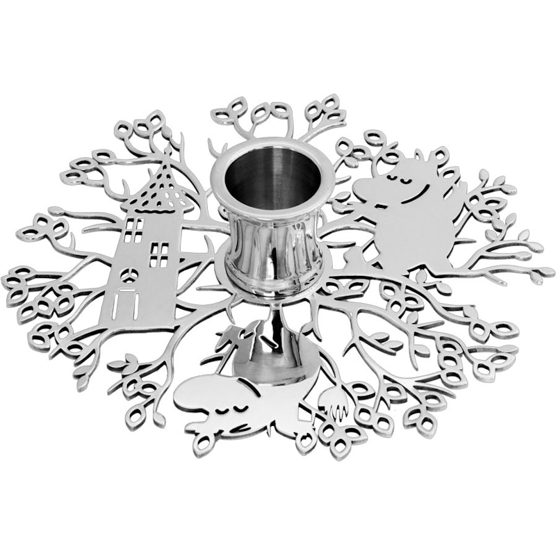 Hilke X Moomin No.1 Candle Holder, Nickel Plated Brass