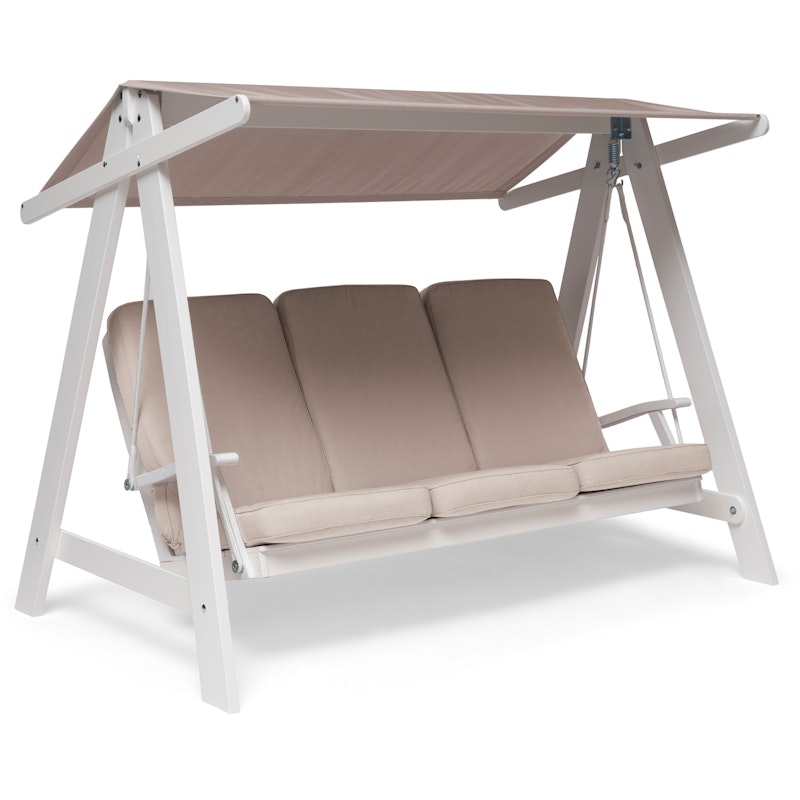 Aspö Hammock With Cushion, White/Beige