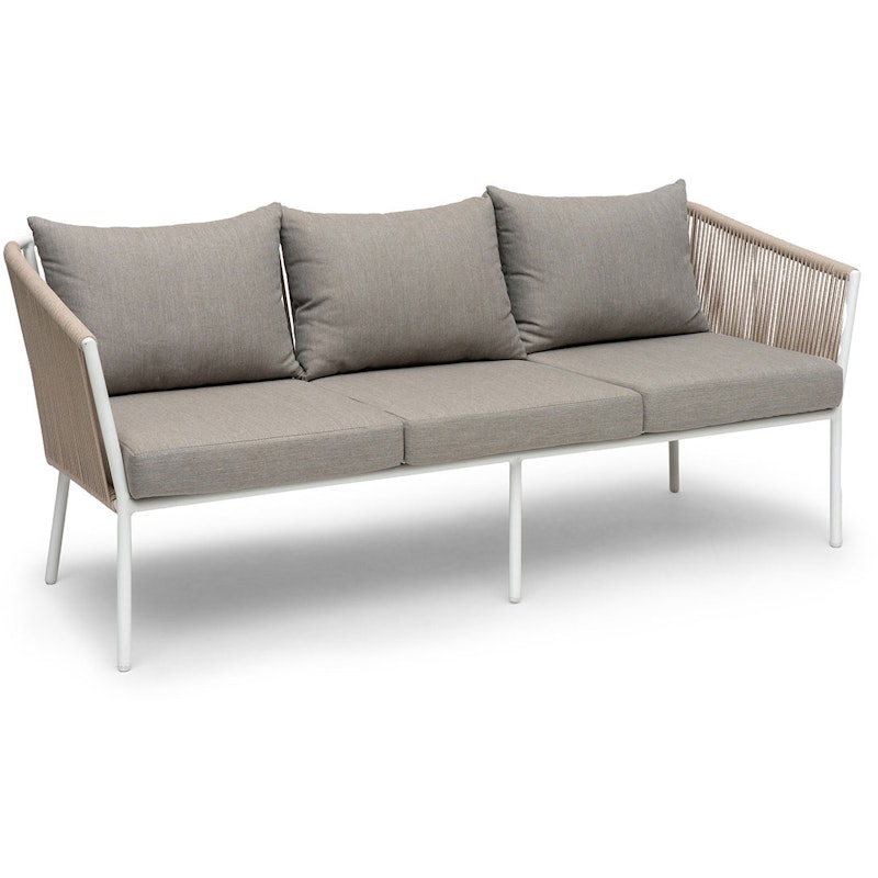 Lersund Sofa, White / Beige