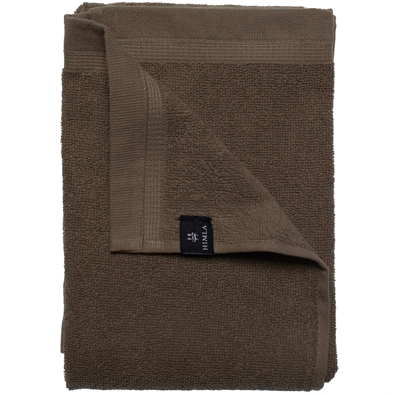 Lina Guest Towel 30x50 cm, Chocolate