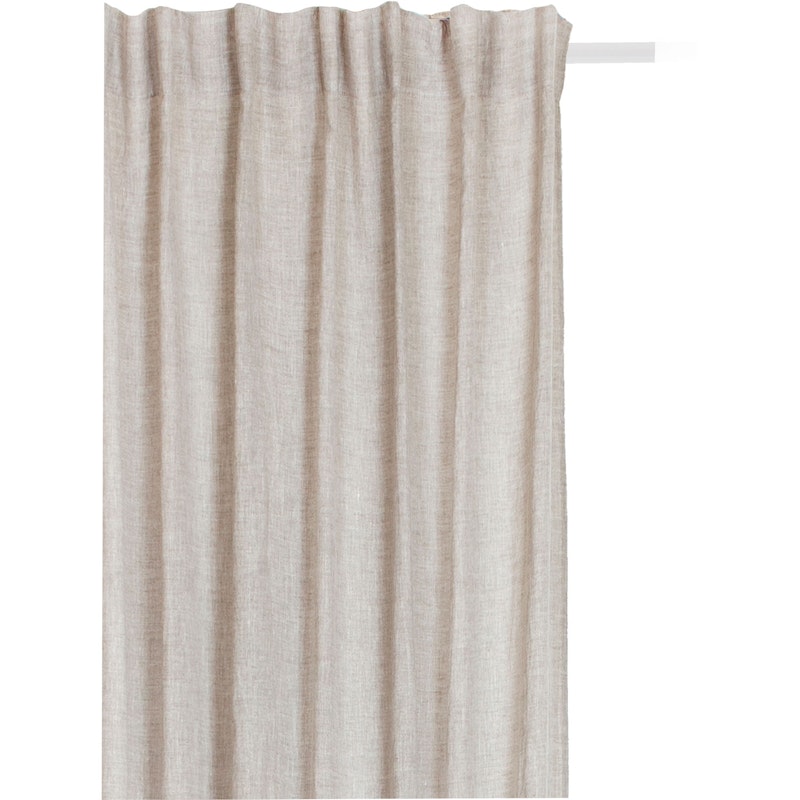 Sunrise Curtain With Pleat Band 140x290 cm, Oatmeal