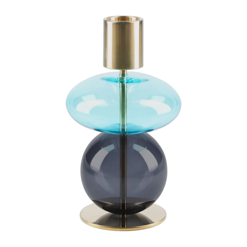 Bubble Candle Holder, Blue