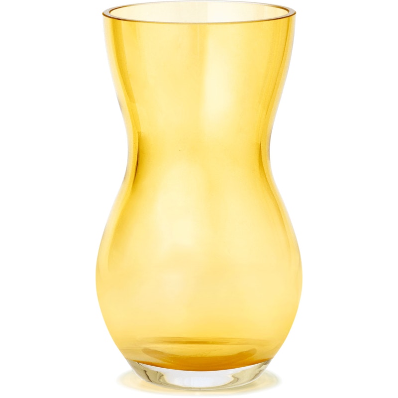 Calabas Glass Vase H16,5 cm, Amber