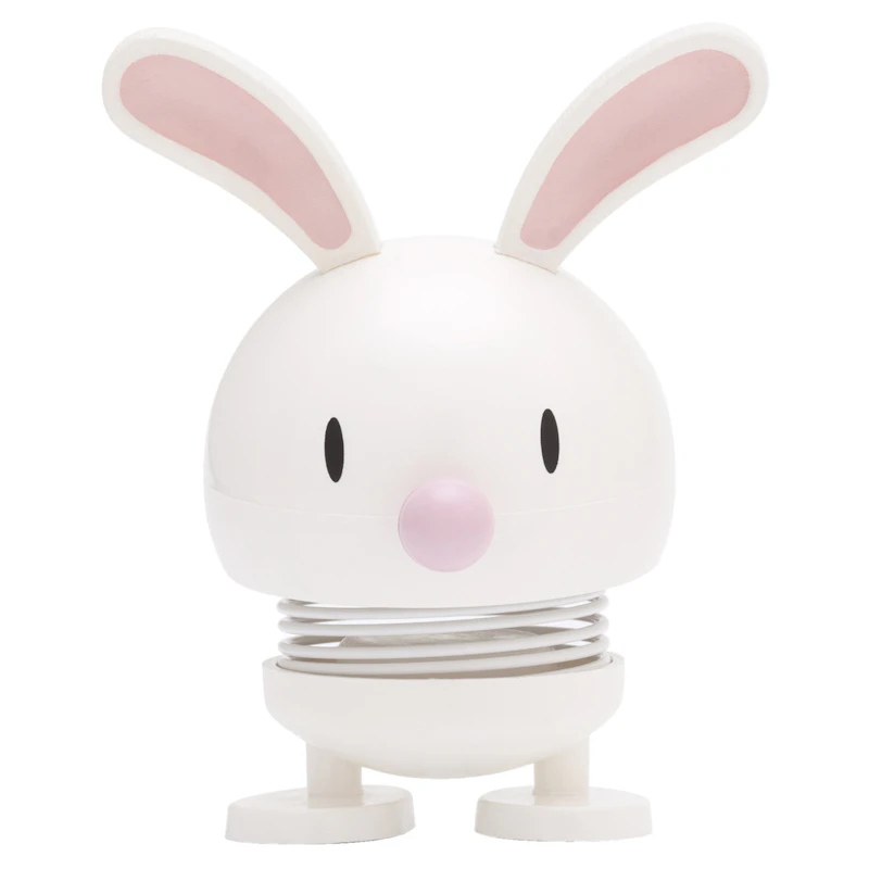 Hoptimist Bunny Figure, White