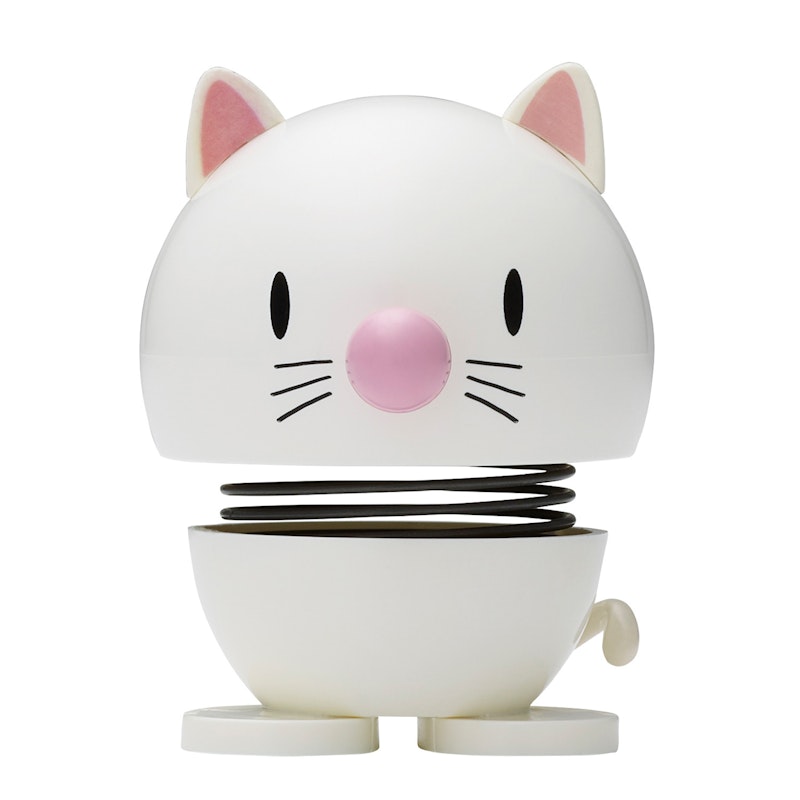 Hoptimist Cat Figure, White