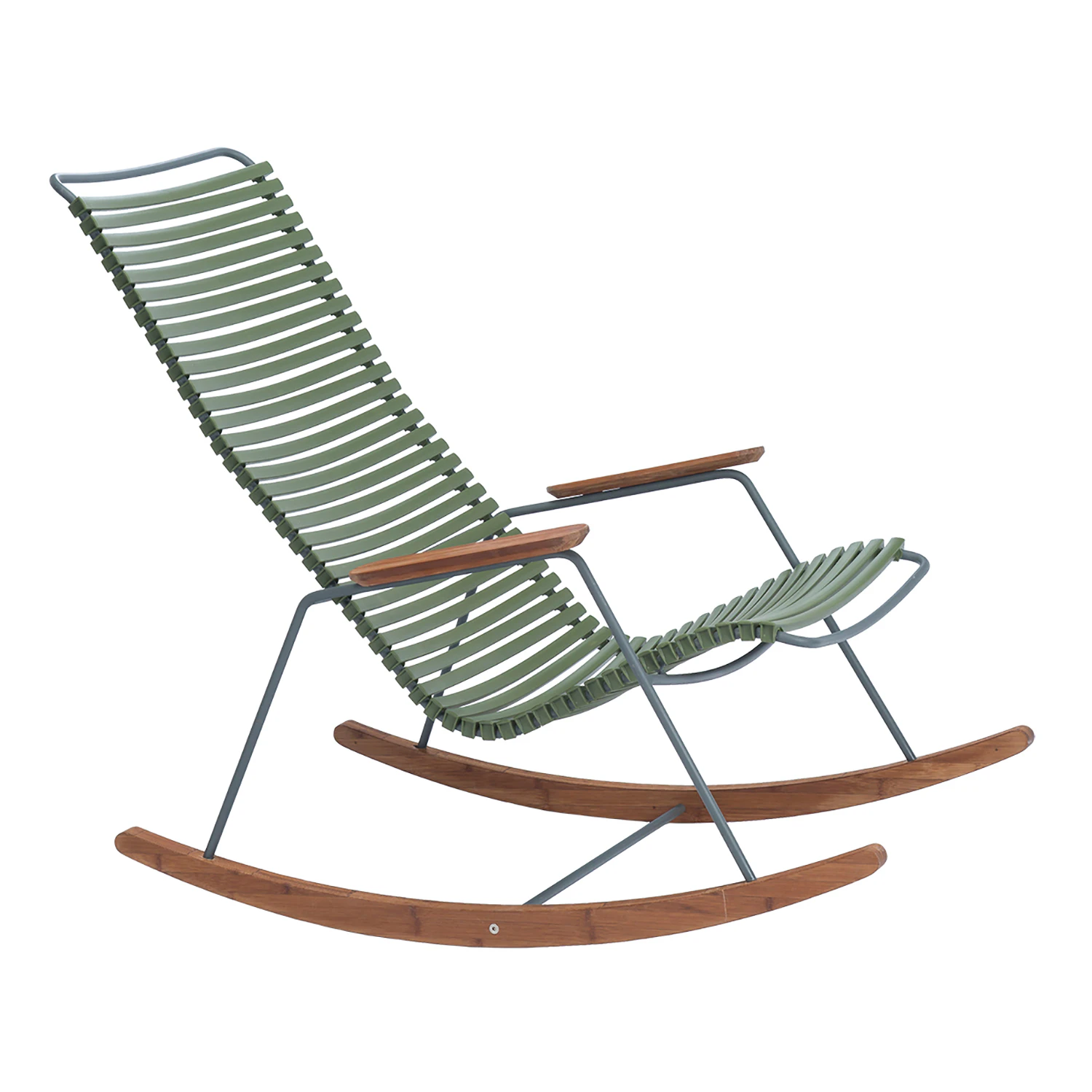 Click Rocking Chair, Olive from Houe | RoyalDesign.co.uk