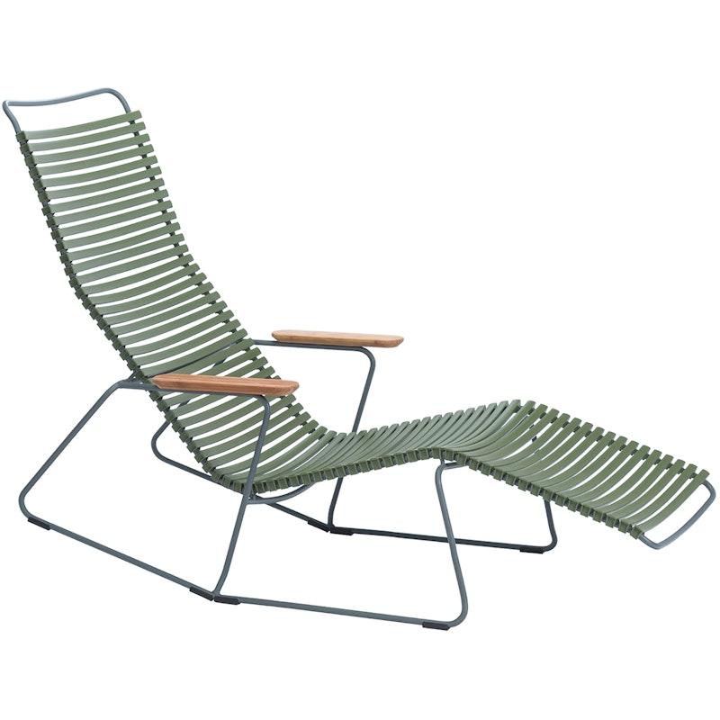 Click Sunrocker Sunbed, Olive